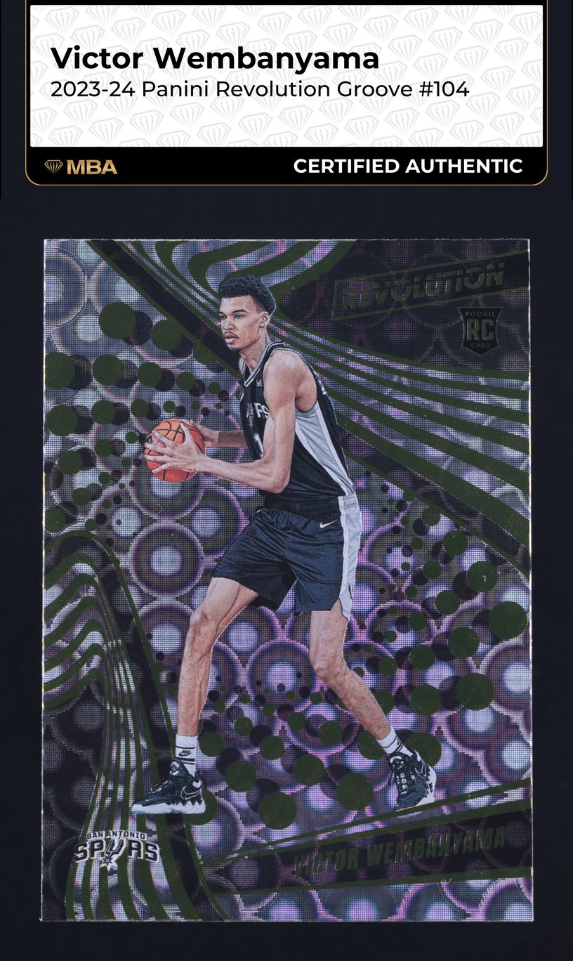 2023 Panini Revolution Groove Victor Wembanyama ROOKIE #104 MBA AUTH