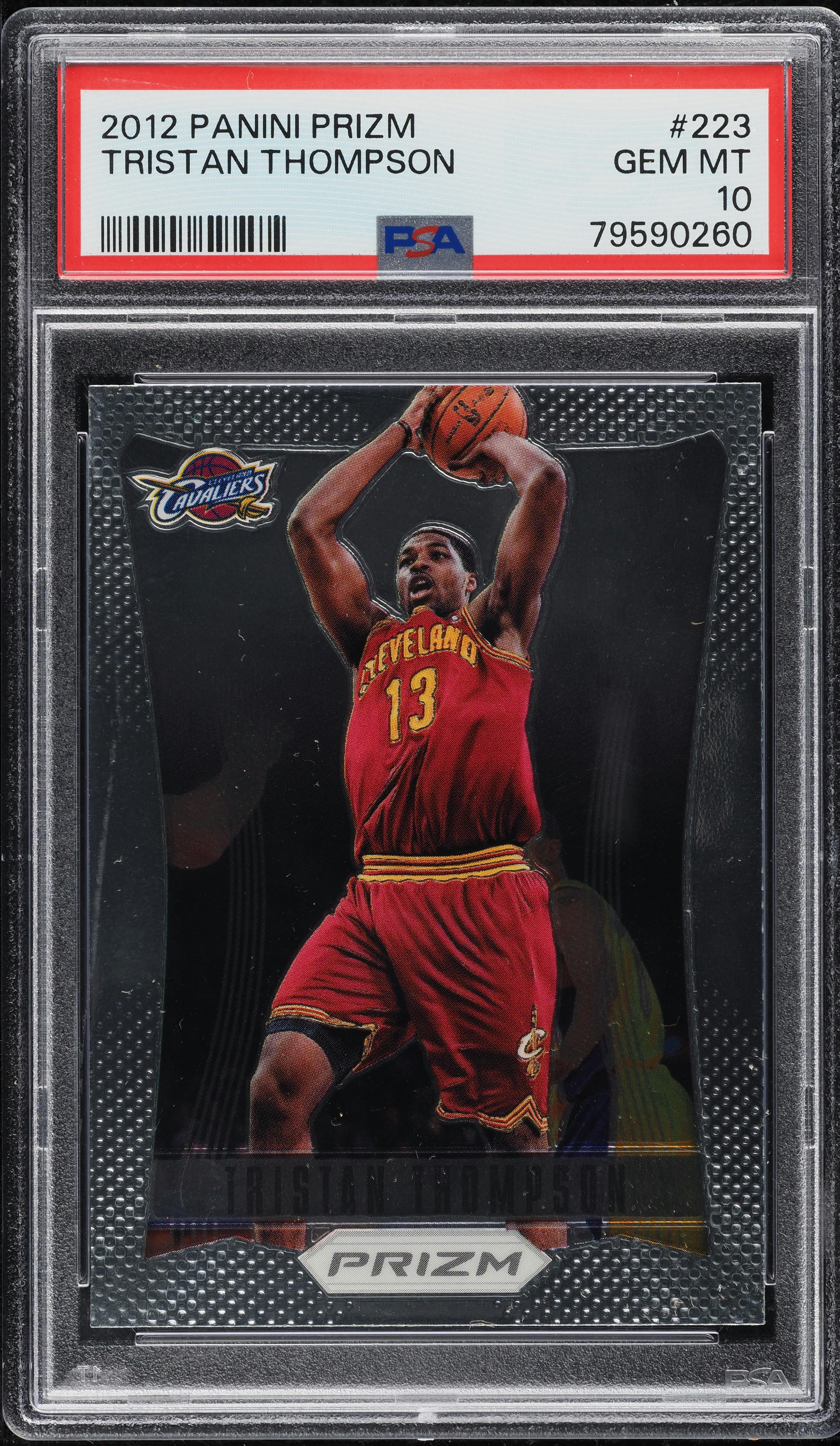 2012 Panini Prizm Tristan Thompson ROOKIE #223 PSA 10 GEM MINT