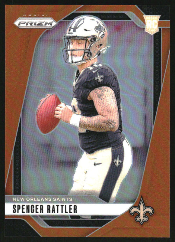 2024 Panini Prizm Orange Prizm #388 Spencer Rattler RC /249