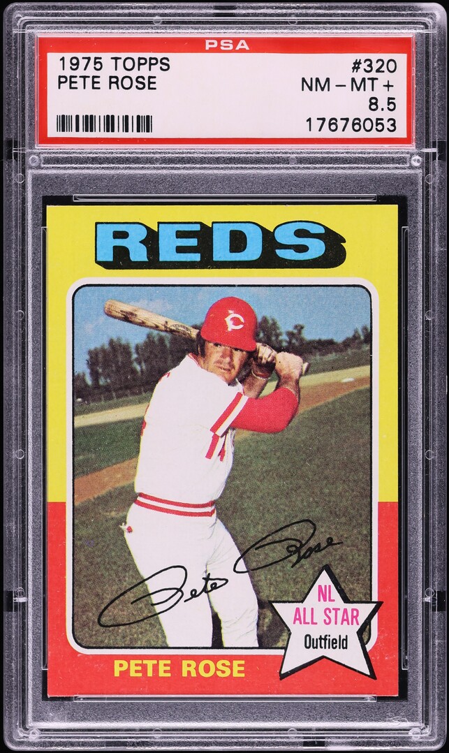 1975 Topps Pete Rose #320 PSA 8.5 NM-MT+