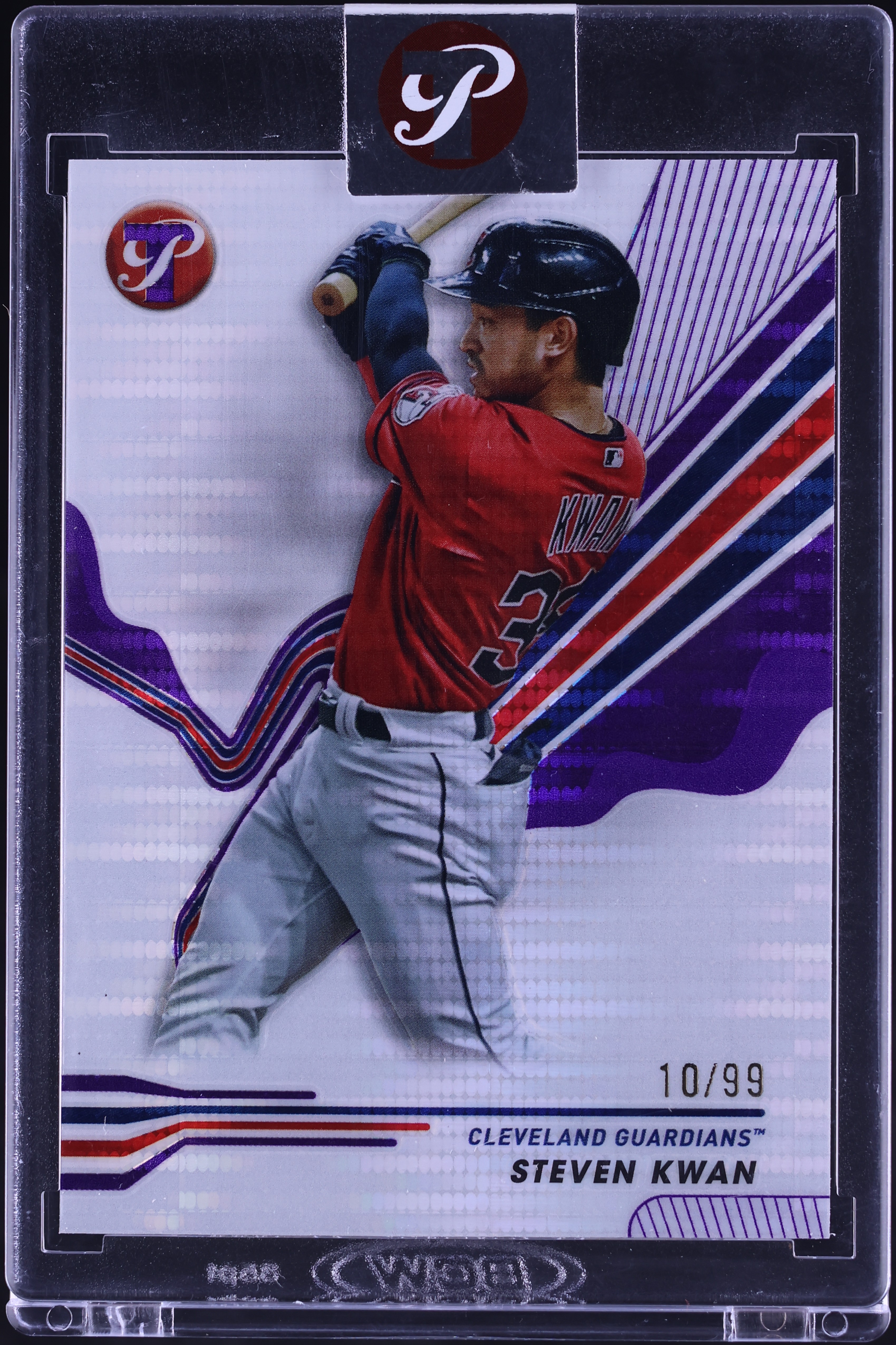 2024 Topps Pristine Purple Refractor Steven Kwan /99 #20