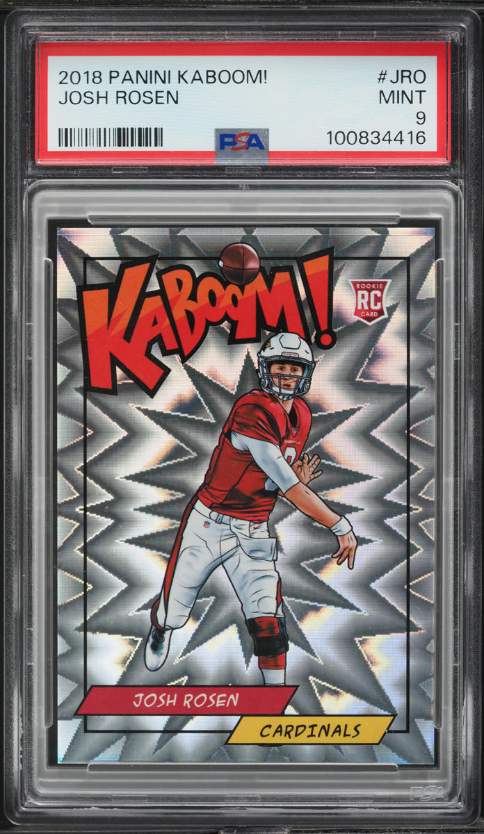 2018 Panini Kaboom! Josh Rosen ROOKIE #K-JRO PSA 9 MINT