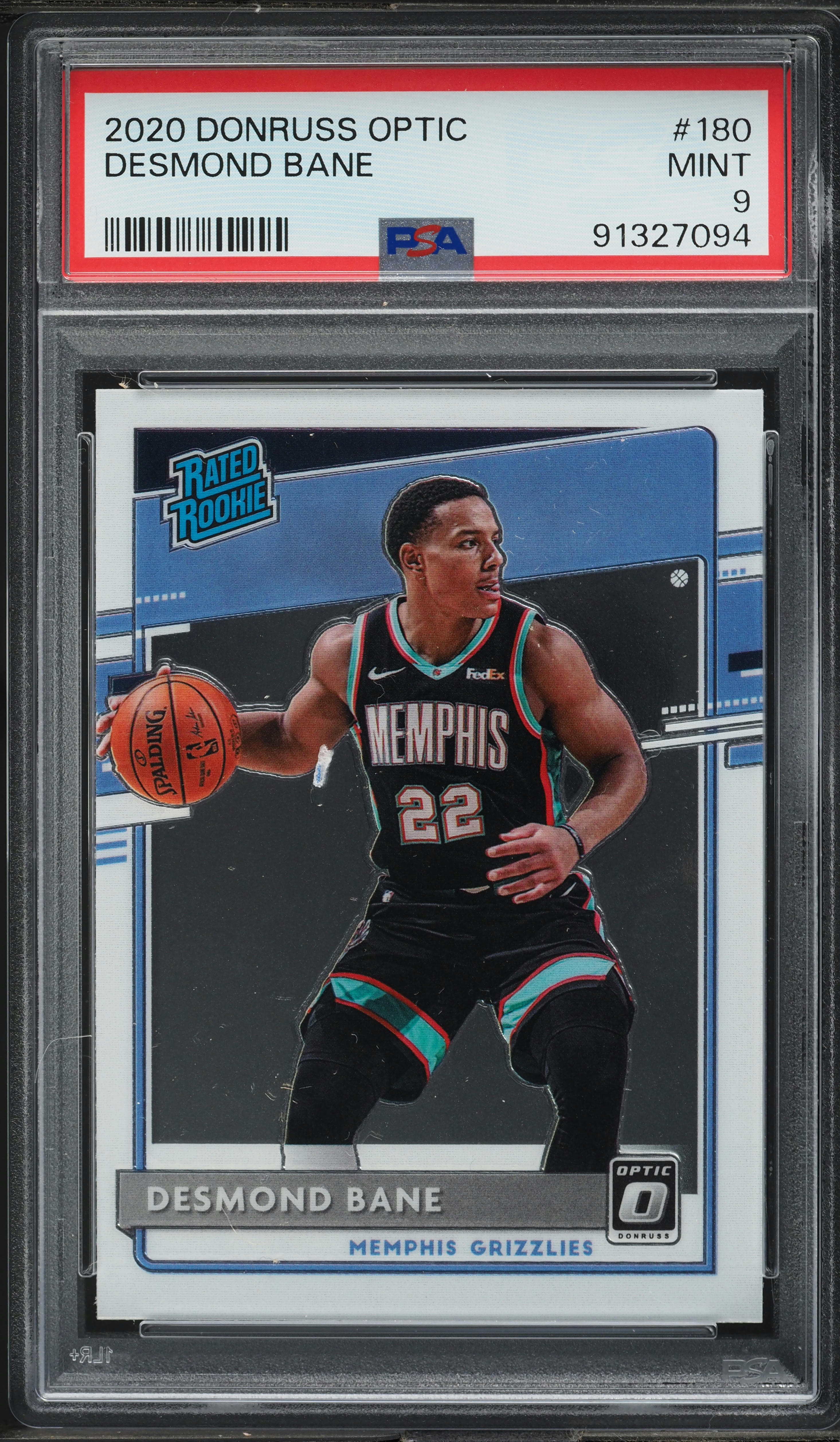 2020 Donruss Optic Desmond Bane ROOKIE #180 PSA 9 MINT