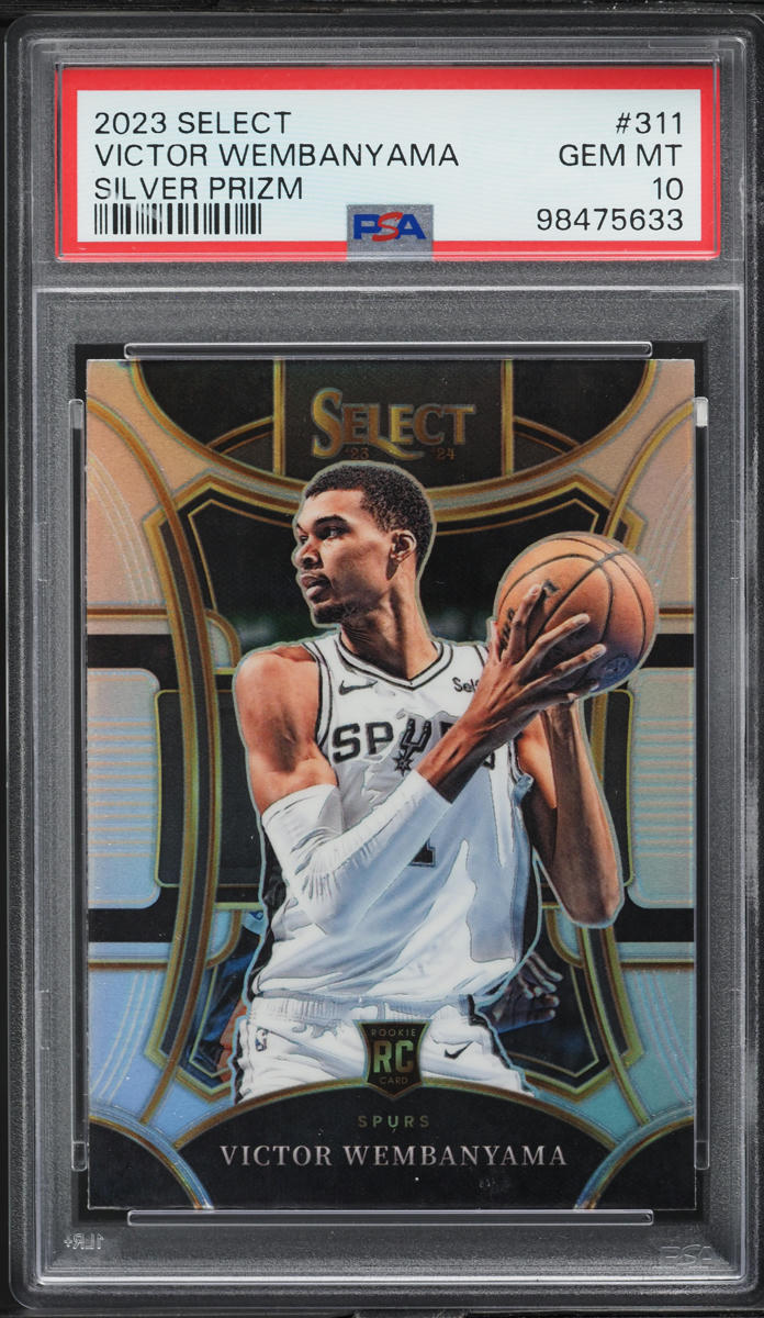 2023 Select Mezzanine Silver Prizm Victor Wembanyama ROOKIE #311 PSA 10 GEM MINT