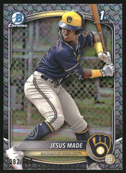 2025 Bowman Chrome Steel Metal #BCP-50 Jesus Made RC /100