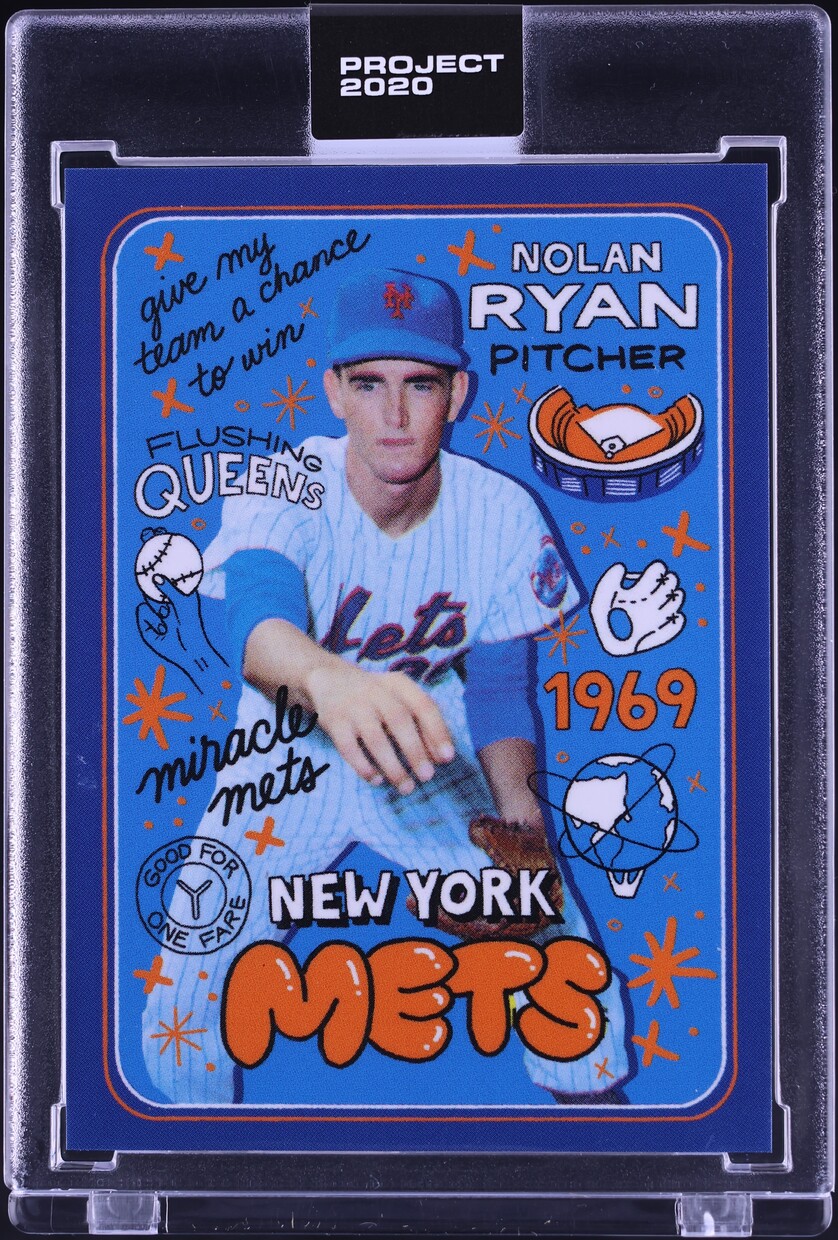 2020 Topps Project 2020 By Sophia Chang Nolan Ryan #165