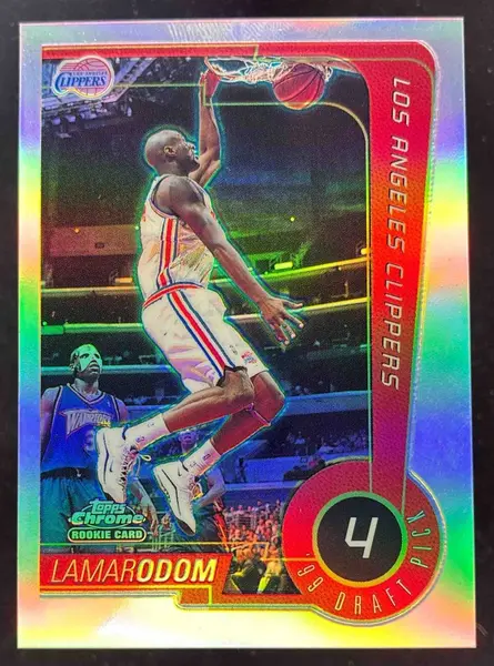 1999-00 Topps Chrome Refractors #231 Lamar Odom RC