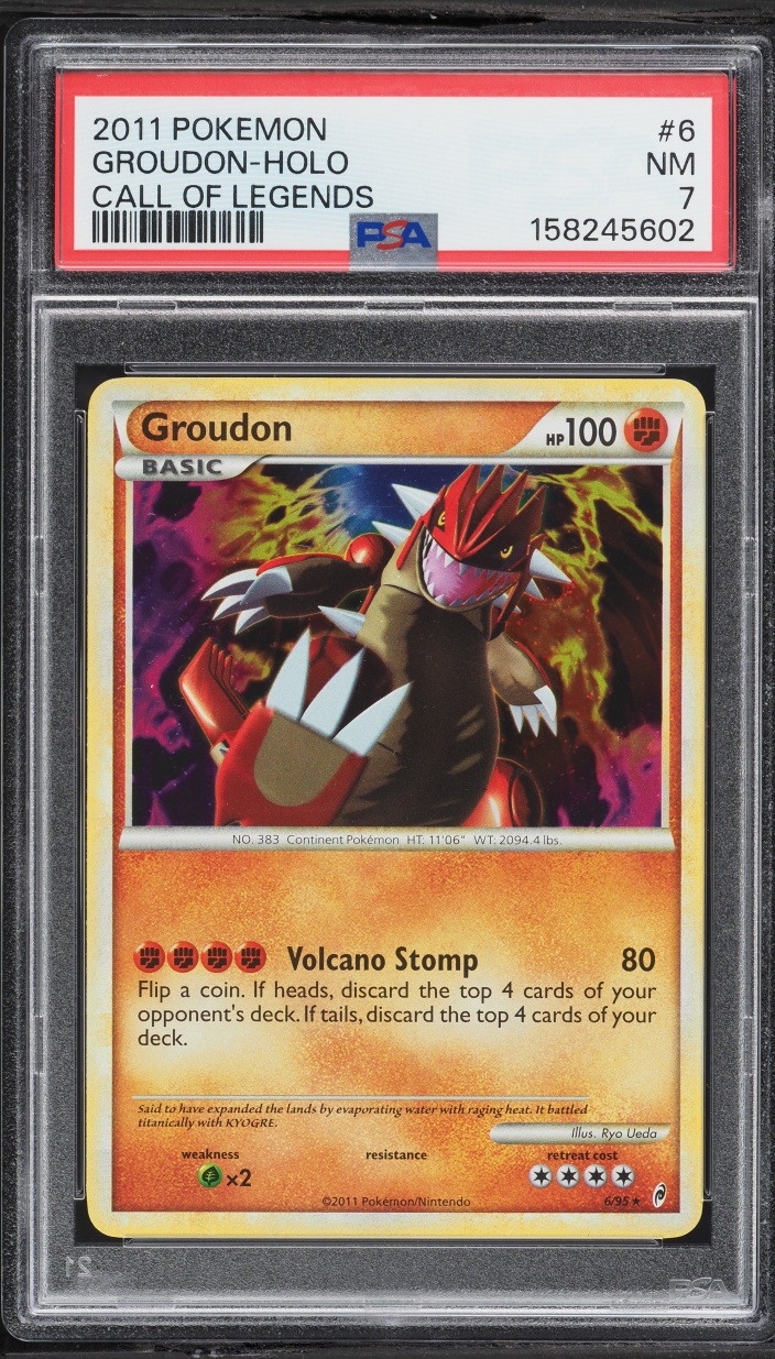 2011 Pokemon Call Of Legends Holo Groudon #6