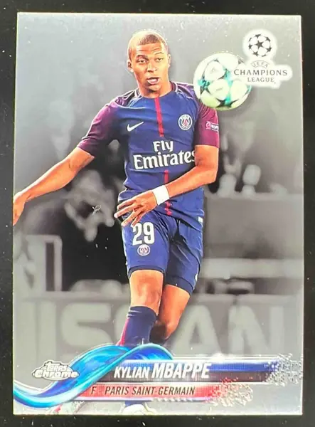 2017 Topps Chrome UEFA Champions League #41 Kylian Mbappe