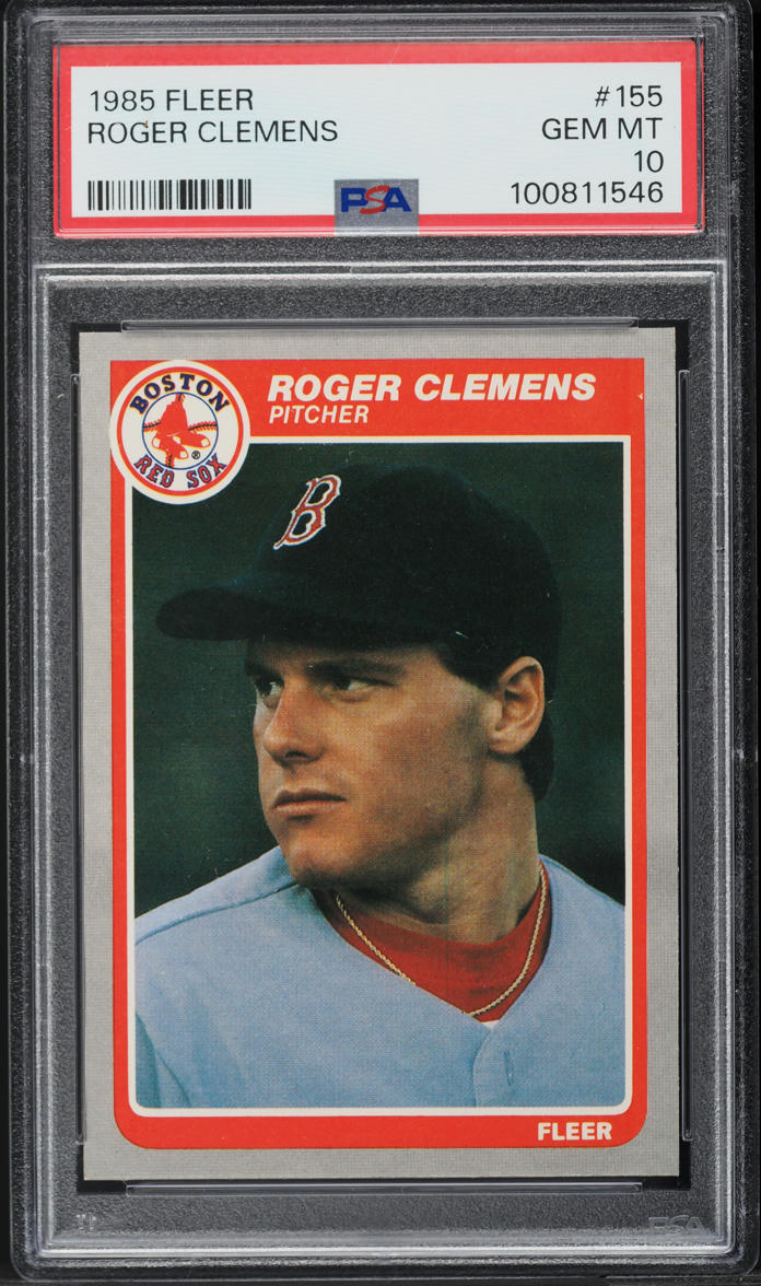 1985 Fleer Roger Clemens ROOKIE #155 PSA 10 GEM MINT