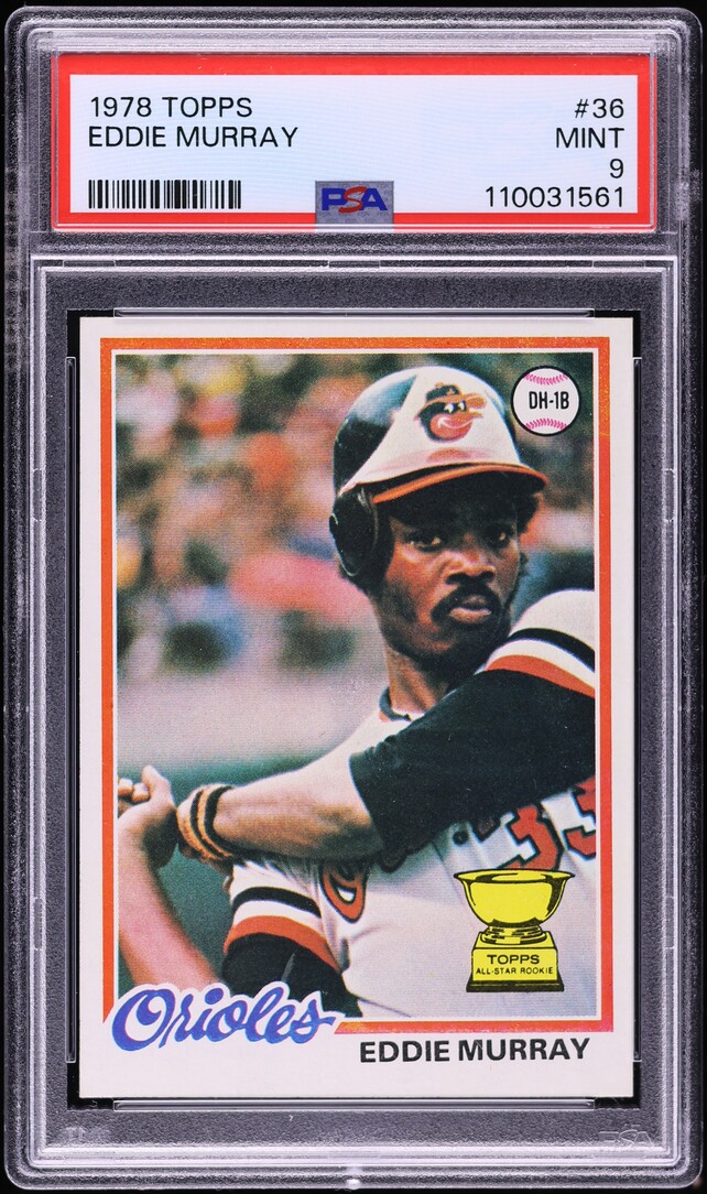 1978 Topps Eddie Murray ROOKIE #36 PSA 9 MINT