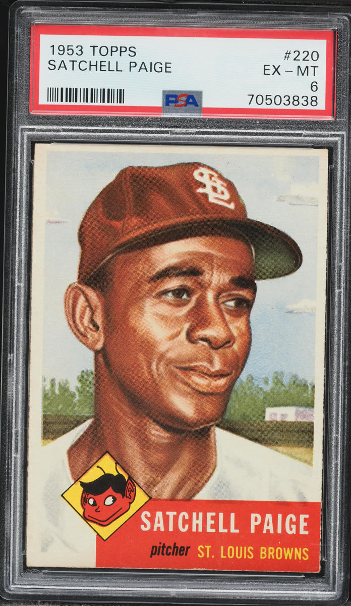 1953 Topps Satchell Paige #220 PSA 6 EXMT