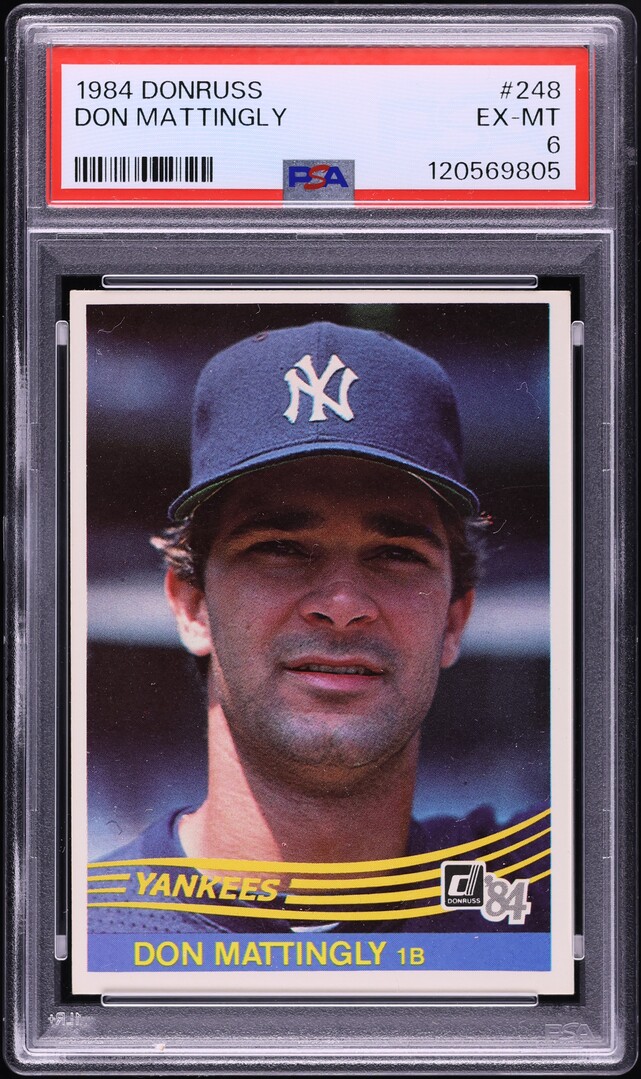 1984 Donruss Don Mattingly ROOKIE #248 PSA 6 EXMT