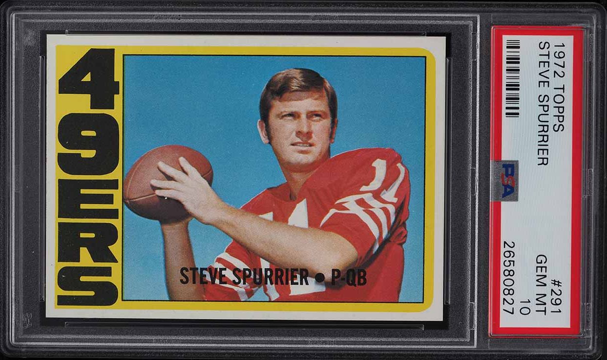1972 Topps Steve Spurrier ROOKIE #291 PSA 10 GEM MINT