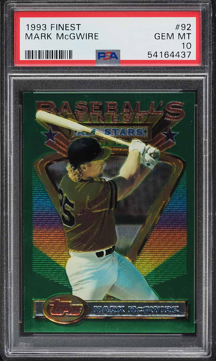 1993 Finest Mark McGwire ALL-STAR #92 PSA 10 GEM MINT
