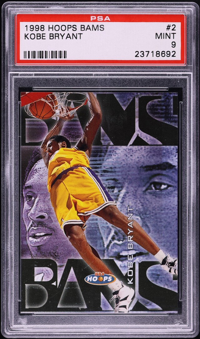 1998 Hoops Bams Kobe Bryant /250 #2 PSA 9 MINT