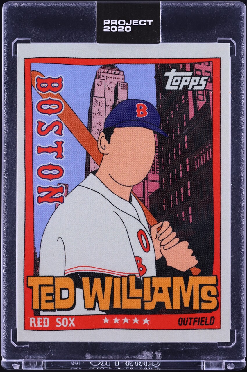 2020 Topps Project 2020 By Fucci Ted Williams #34