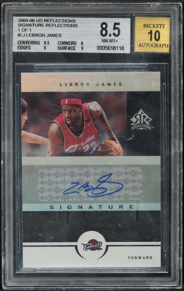 2005 upper deck lebron james