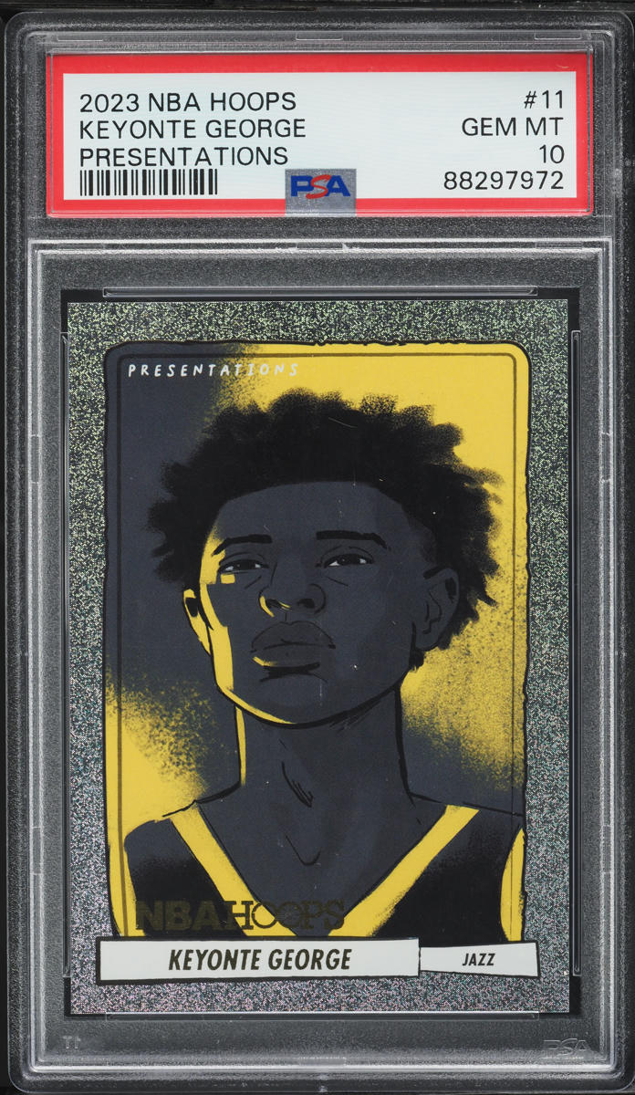 2023 Hoops Presentations Keyonte George ROOKIE #11 PSA 10 GEM MINT
