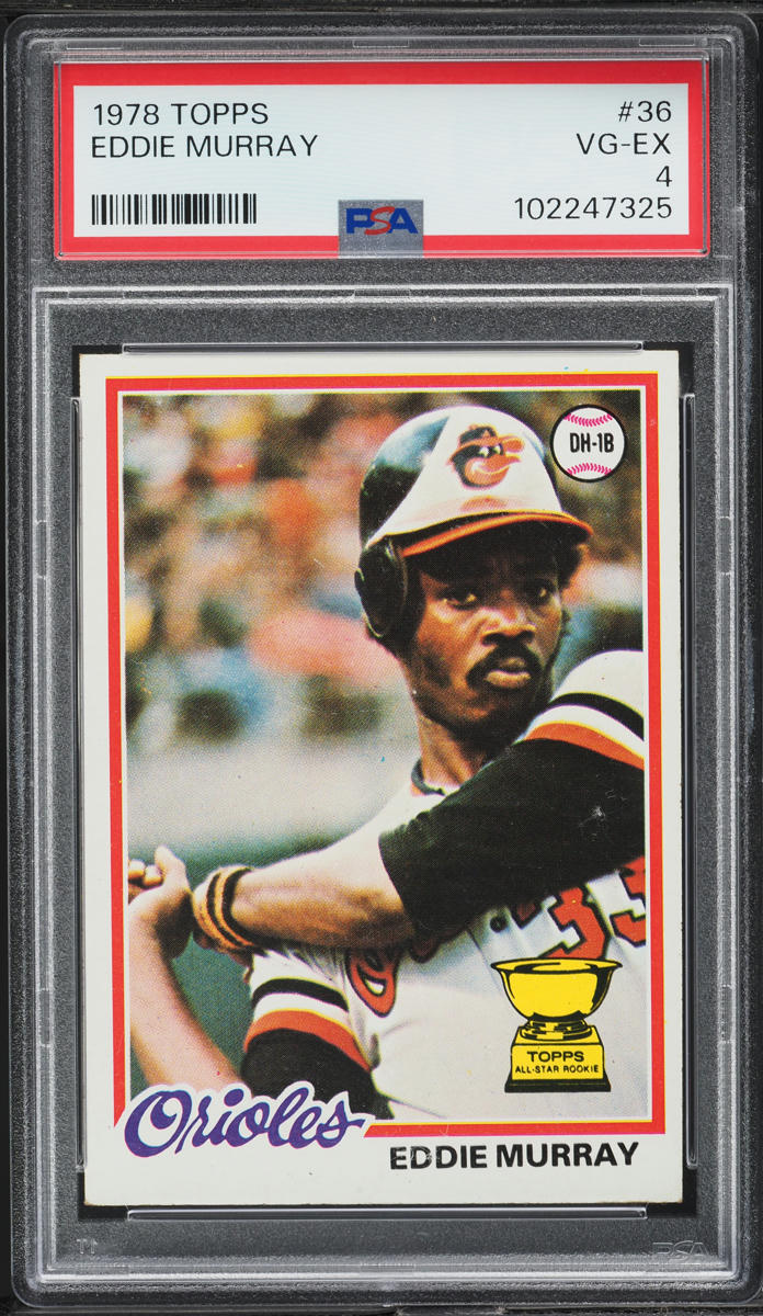 1978 Topps Eddie Murray ROOKIE #36 PSA 4 VGEX