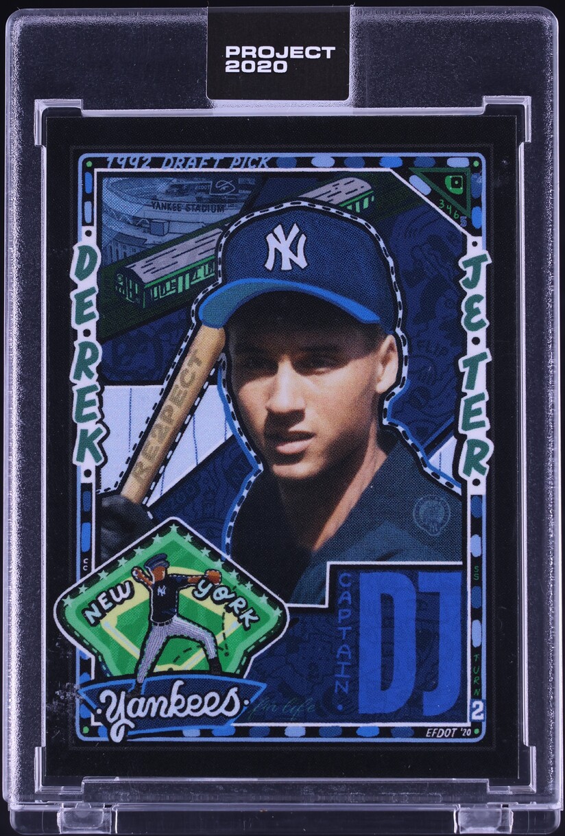 2020 Topps Project 2020 By Efdot Derek Jeter #157