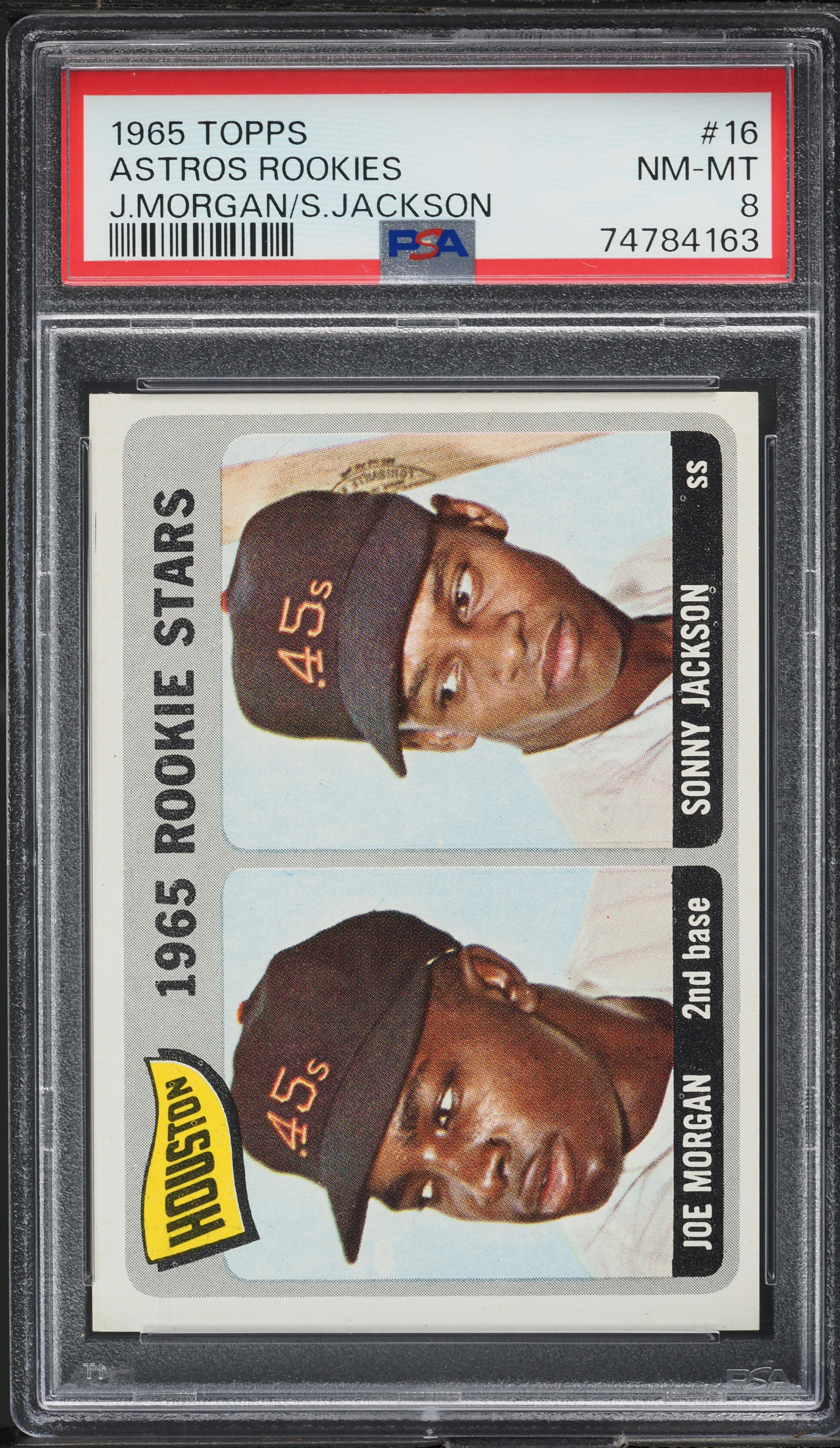 1965 Topps Joe Morgan ROOKIE #16 PSA 8 NM-MT