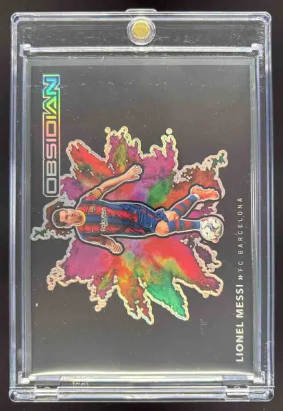 2020 Panini Obsidian Black Colorblast #1 Lionel Messi