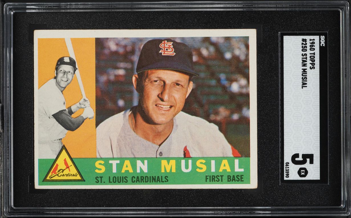 1960 Topps Stan Musial #250 SGC 5 EX