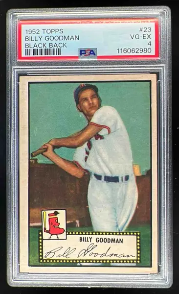 1952 Topps #23 Billy Goodman PSA 4