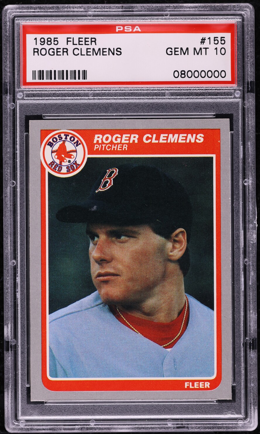 1985 Fleer Roger Clemens ROOKIE #155 PSA 10 GEM MINT