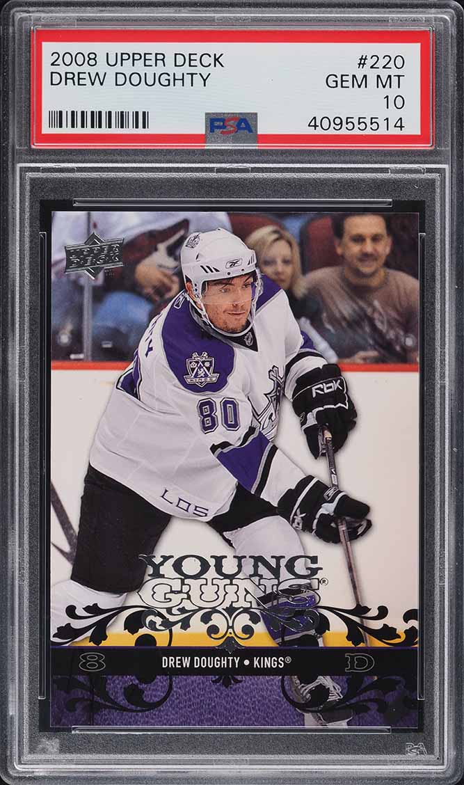2008 Upper Deck Young Guns Drew Doughty ROOKIE #220 PSA 10 GEM MINT