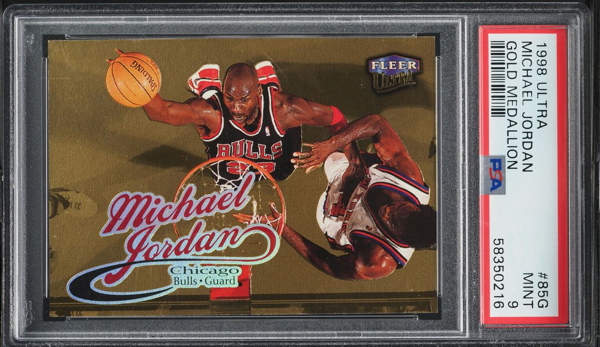 1998 Ultra Gold Medallion Michael Jordan #85G PSA 9 MINT