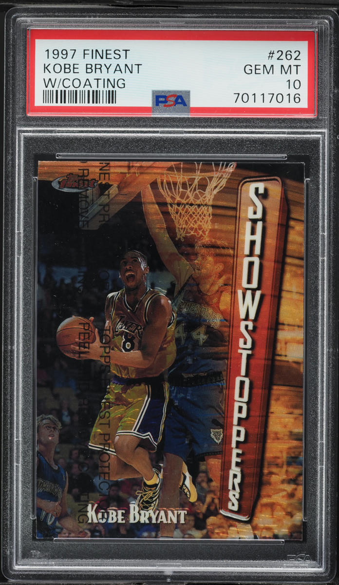 1997 Finest Basketball w/ Coating Kobe Bryant #262 PSA 10 GEM MINT