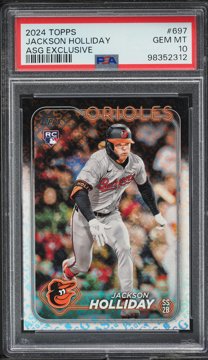2024 Topps All-Star Game Exclusive Jackson Holliday ROOKIE #697 PSA 10 GEM MINT