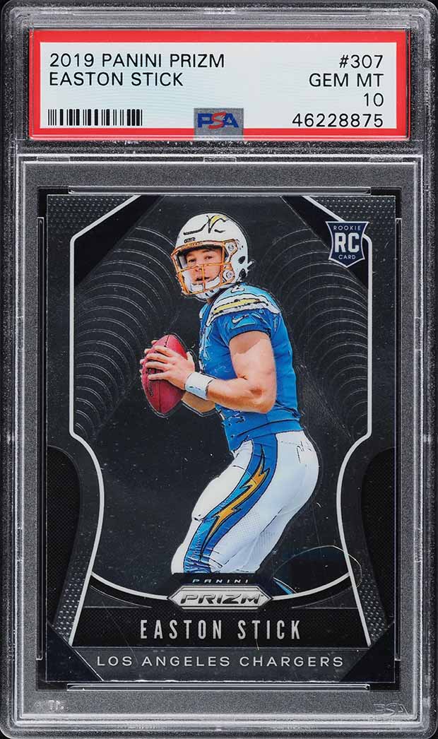 2019 Panini Prizm Easton Stick ROOKIE RC #307 PSA 10 GEM MINT