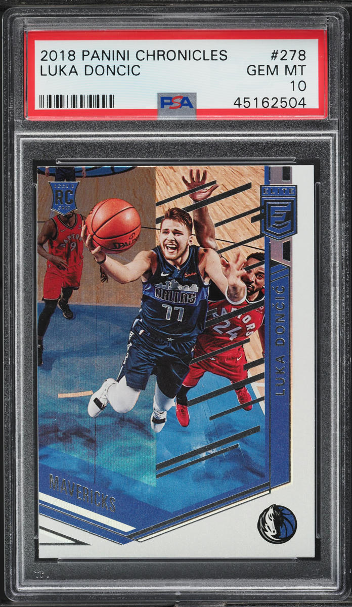 2018 Panini Chronicles Elite Luka Doncic ROOKIE #278 PSA 10 GEM MINT