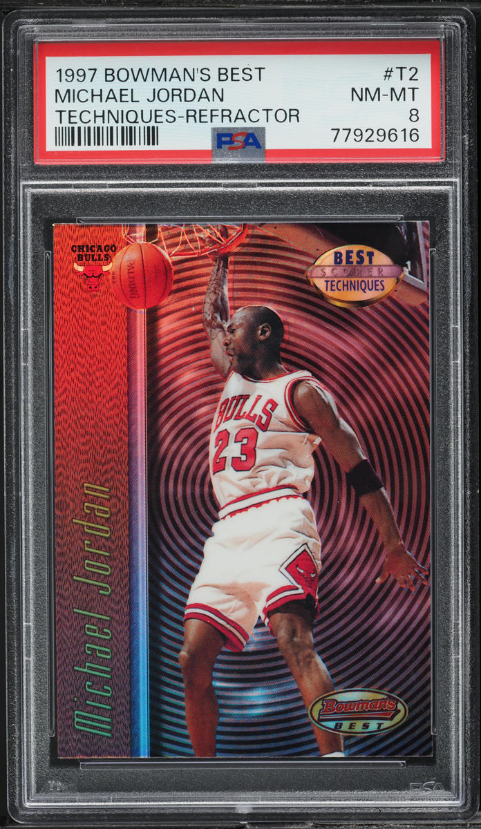 Michael Jordan 1997 Bowman's Best #T2 Techniques - Refractor