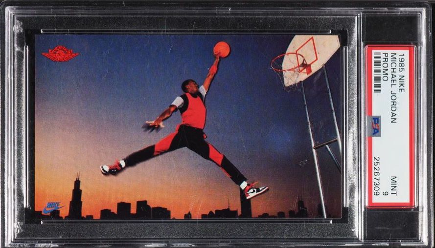 1985 Nike Promo Michael Jordan ROOKIE PSA 9 MINT