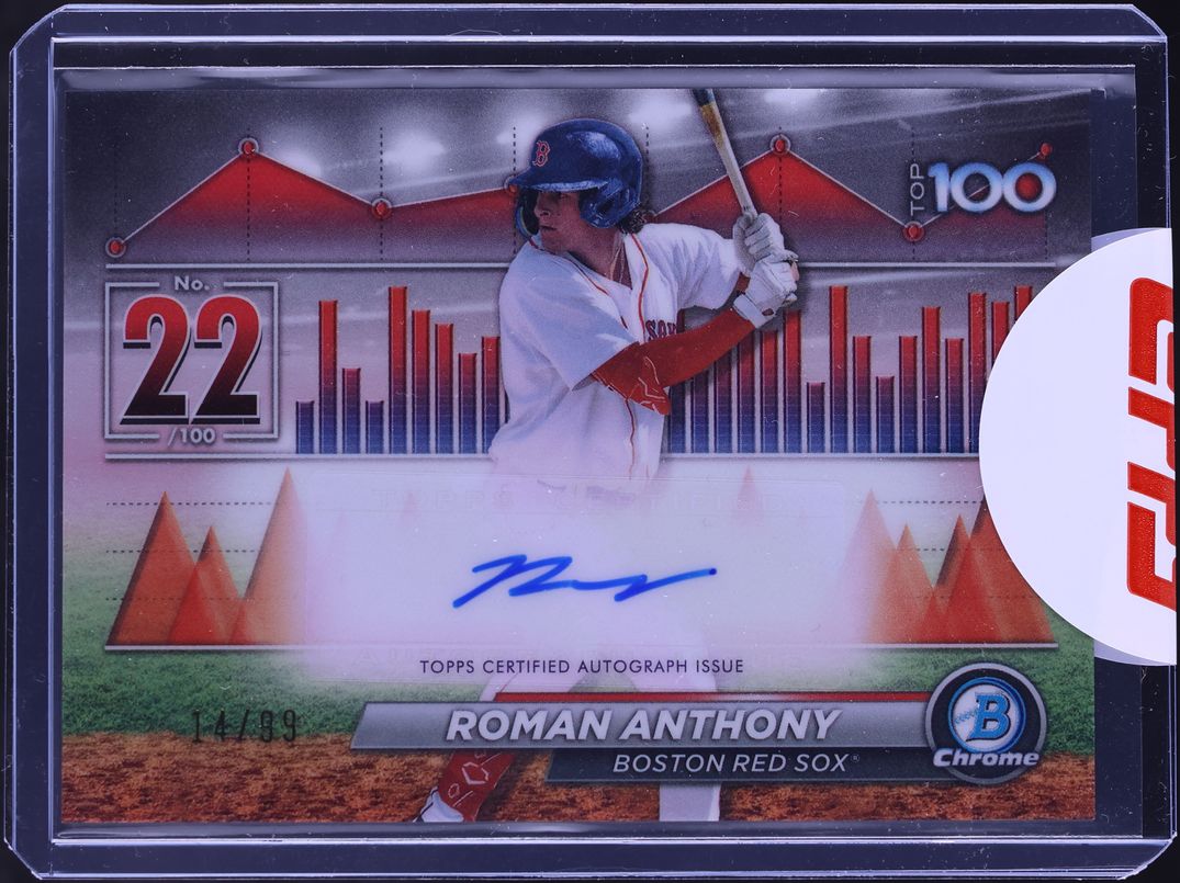 2024 Bowman Chrome Scouts' Top 100 Roman Anthony PROSPECT AUTO /99 #BTPA-22