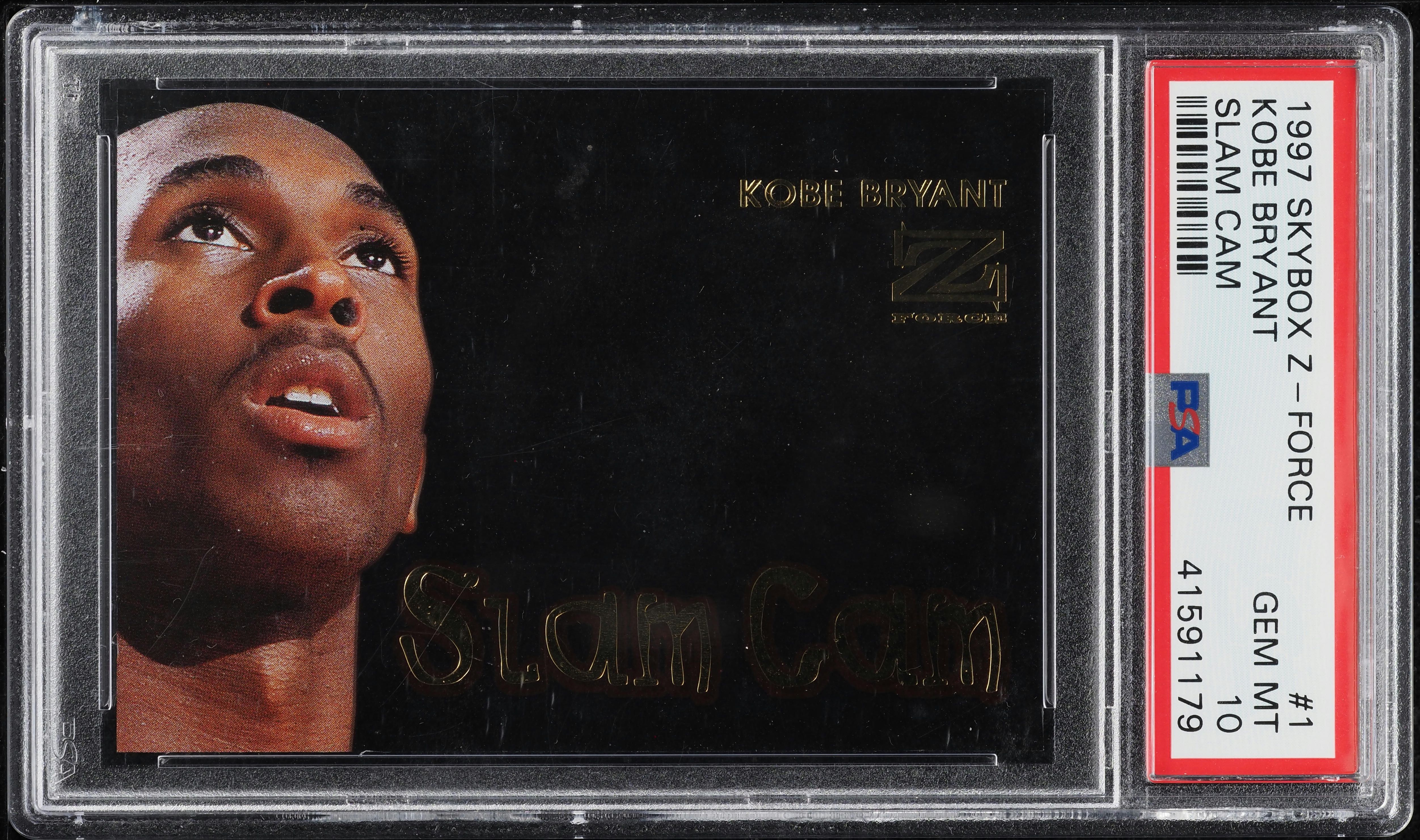 1997 Skybox Z-Force Slam Cam Kobe Bryant #1 PSA 10 GEM MINT