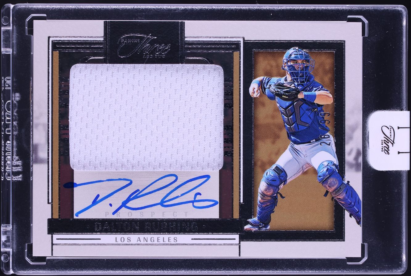 2024 Panini Three And Two Prospect Dalton Rushing ROOKIE PATCH AUTO /99 #PJA-DR