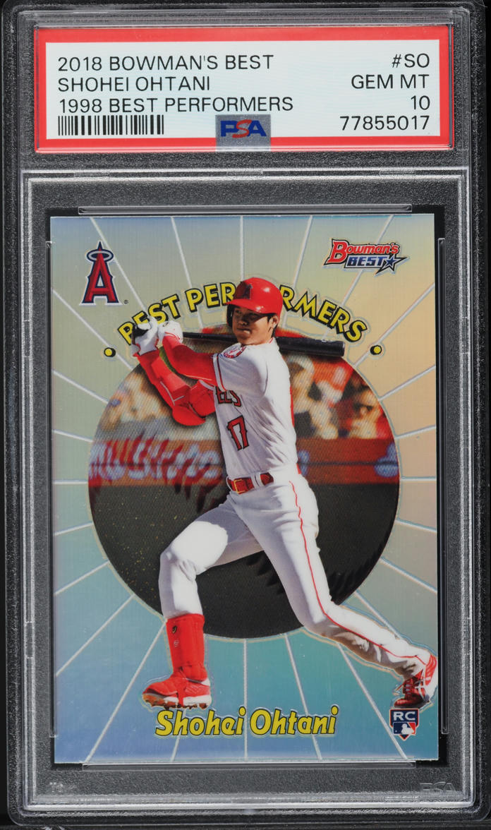 2018 Bowman's Best '98 Performers Shohei Ohtani ROOKIE #98BP-SO PSA 10 GEM MINT