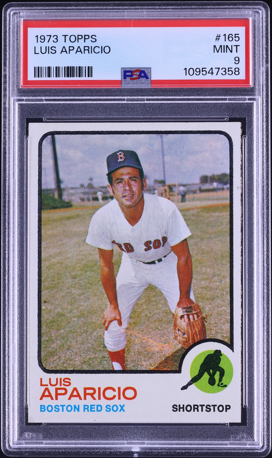 1973 Topps Luis Aparicio #165 PSA 9 MINT