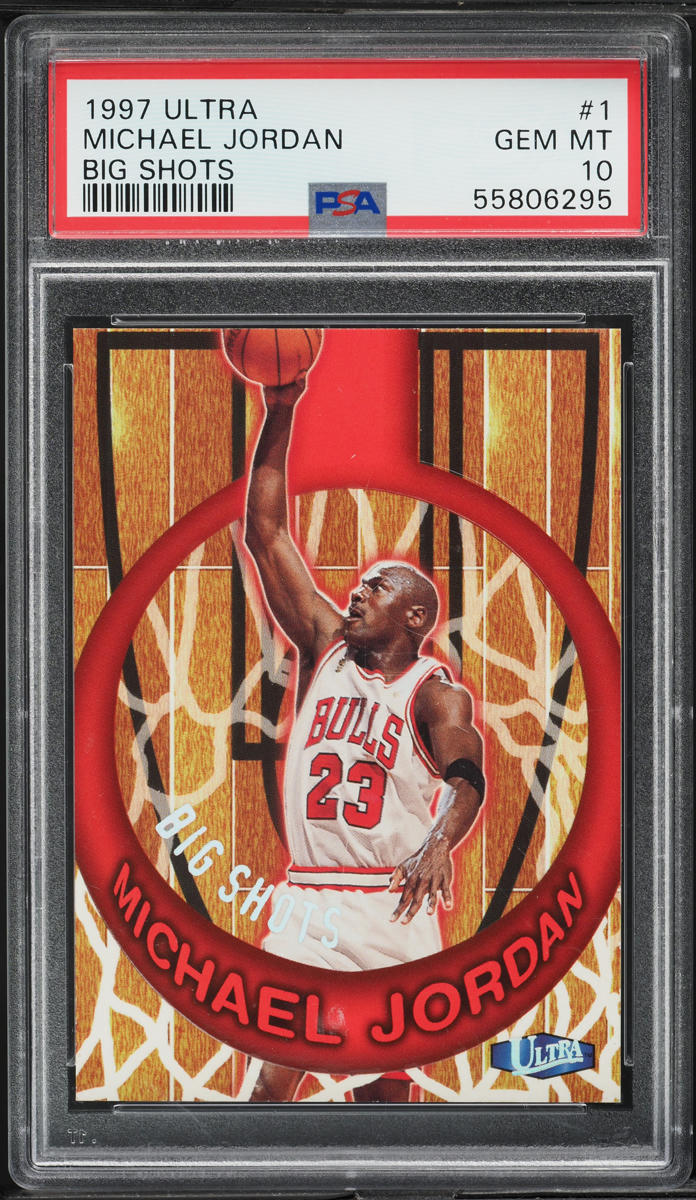 1997 Ultra Big Shots Michael Jordan #1 PSA 10 GEM MINT