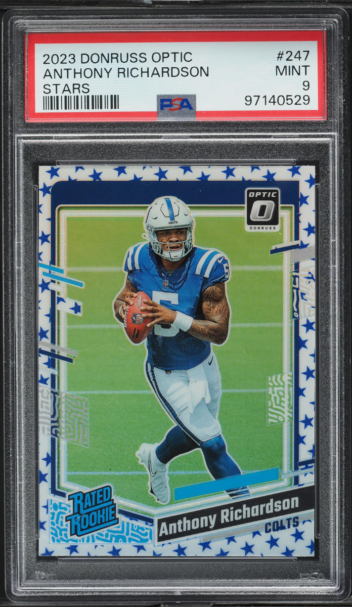 2023 Donruss Optic Stars Anthony Richardson ROOKIE #247 PSA 9 MINT