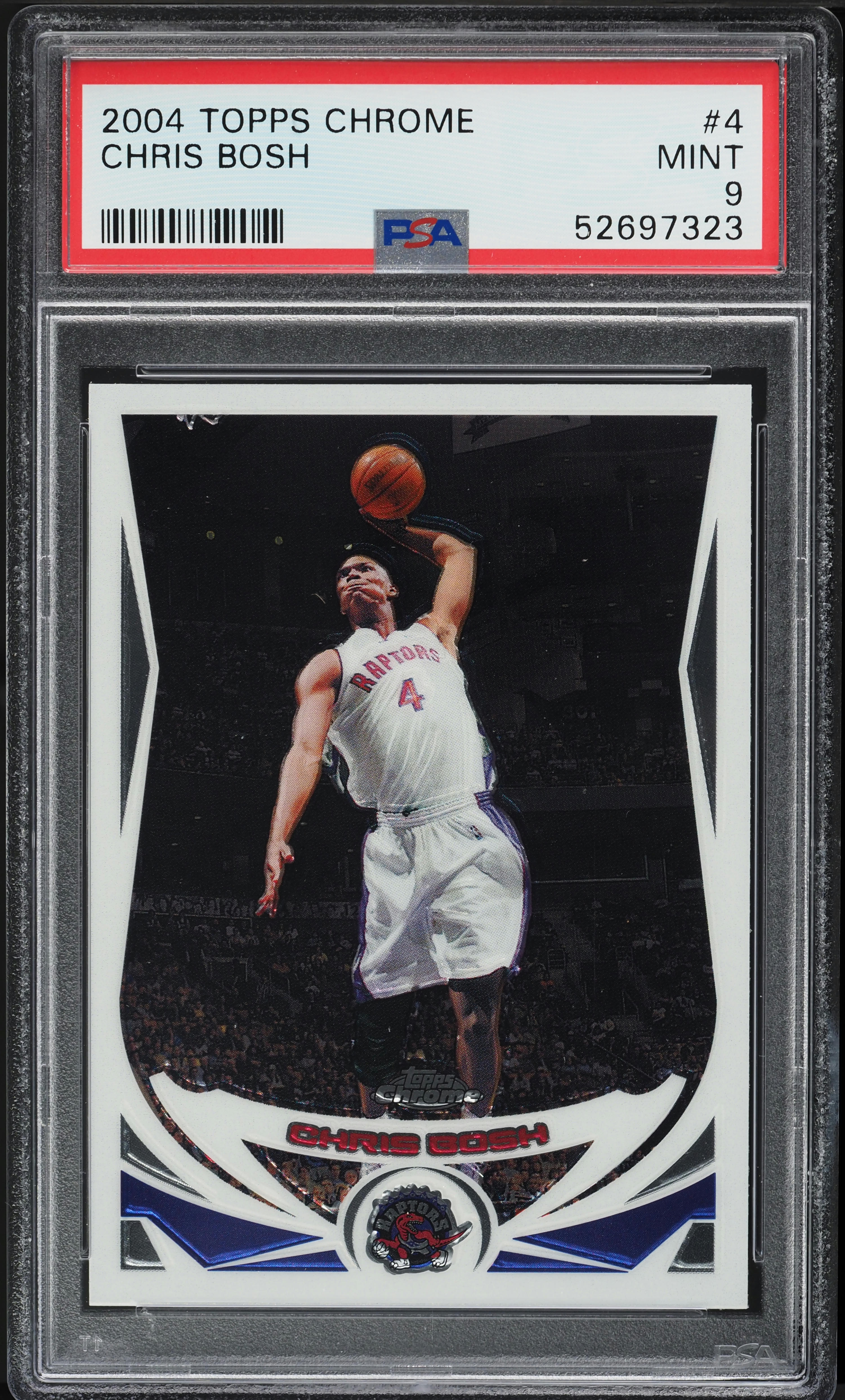 2004 Topps Chrome Chris Bosh #4 PSA 9 MINT