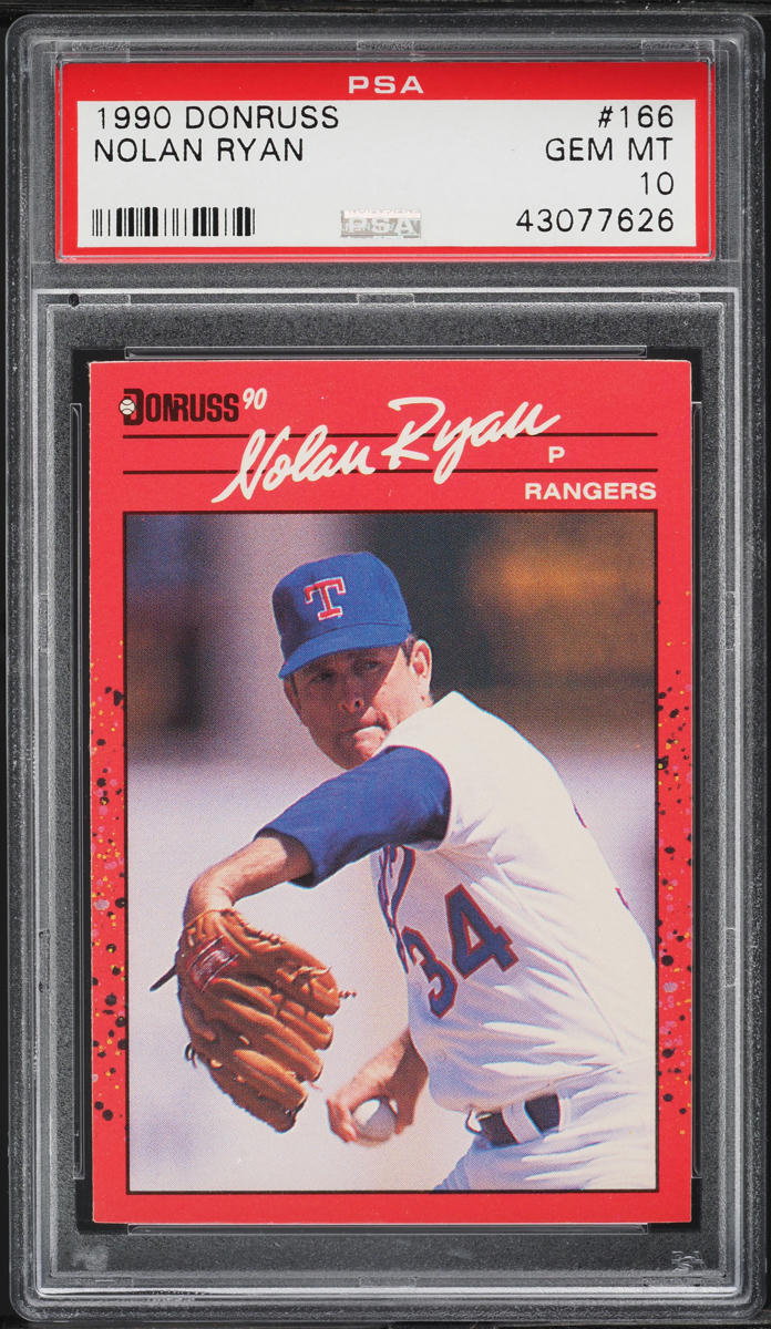 1990 Donruss Nolan Ryan #166 PSA 10 GEM MINT