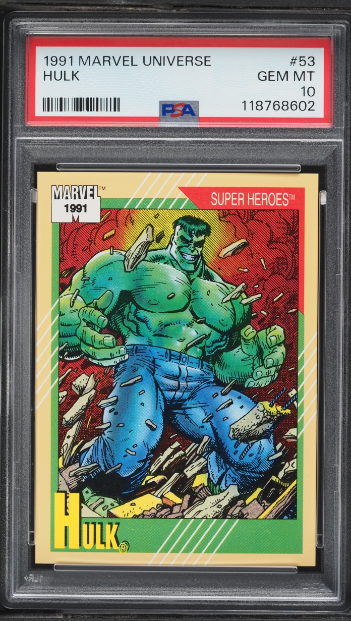 1991 Impel Marvel Universe Hulk #53 PSA 10 GEM MINT