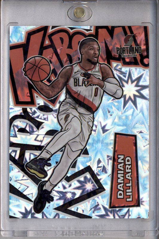 2021-22 Panini Crown Royale Kaboom SSP #8 Damian Lillard