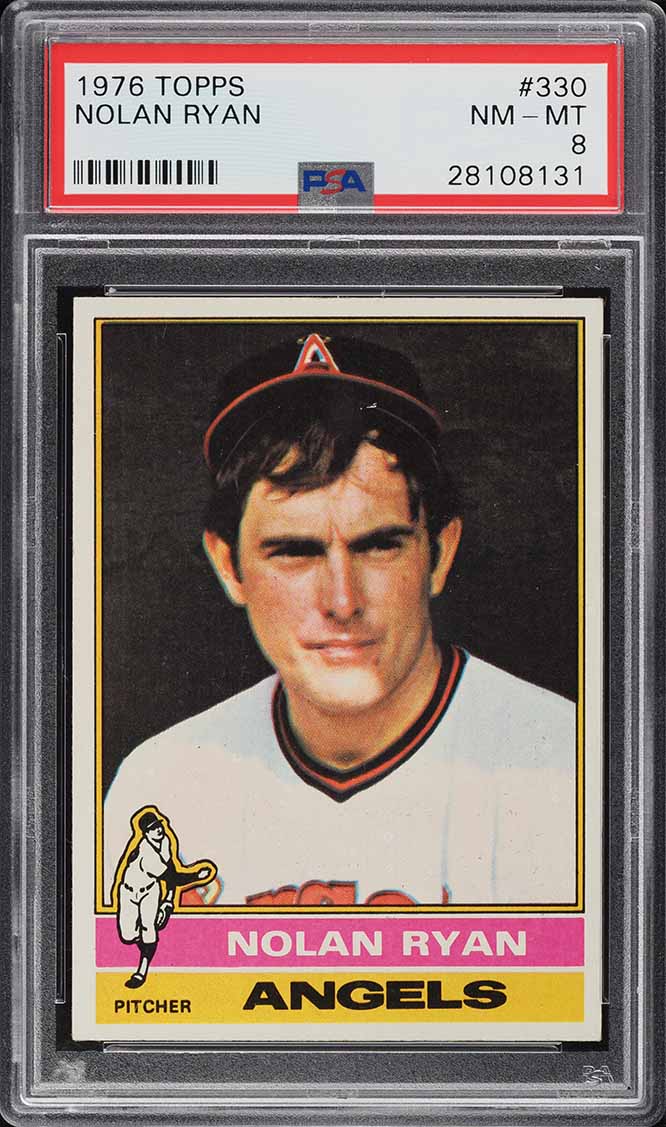1976 Topps Nolan Ryan #330 PSA 8 NM-MT